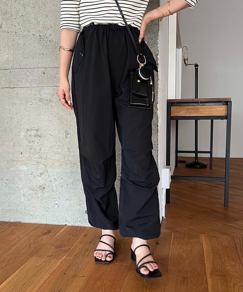 CAPRICIEUX LE'MAGE（カプリシューレマージュ）の「ドロストパンツ（その他パンツ・レディース・ホワイト/ブラック/ベージュ・FREE）」の7枚目の写真