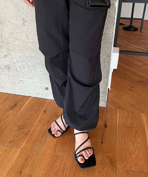 CAPRICIEUX LE'MAGE（カプリシューレマージュ）の「ドロストパンツ（その他パンツ・レディース・ホワイト/ブラック/ベージュ・FREE）」の9枚目の写真