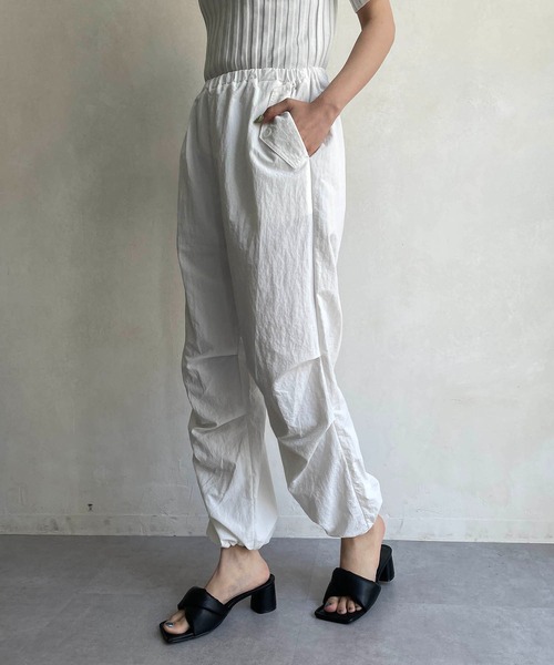 CAPRICIEUX LE'MAGE（カプリシューレマージュ）の「ドロストパンツ（その他パンツ・レディース・ホワイト/ブラック/ベージュ・FREE）」の16枚目の写真