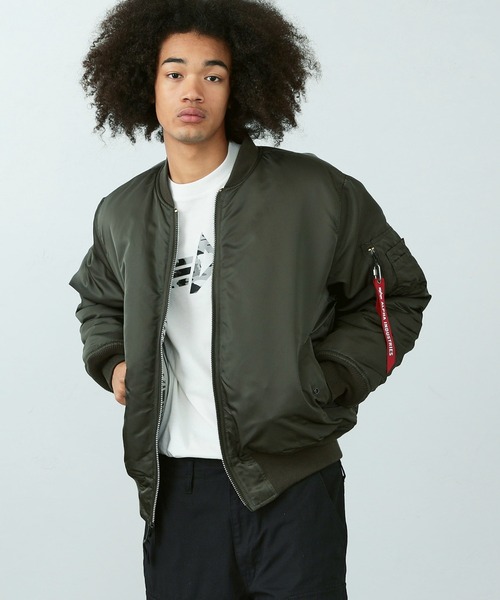 ALPHA（アルファ）の「リバーシブル プリントライニング2WAY MA-1（MA