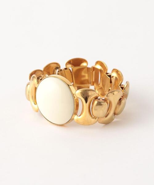 LOEFF（ロエフ）の「＜Haute Joaillerie AKIO MORI＞ブラスxレジン ブレスレット S（ブレスレット・レディース・ゴールド・FREE）」の3枚目の写真