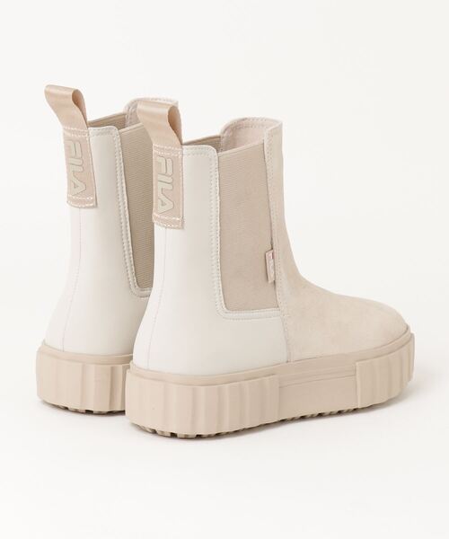 FILA（フィラ）の「FILA SAND BLAST CHELSEA / フィラ サンドブラスト チェルシー（スニーカー・レディース・ブラウン/ベージュ/ブラック・23.0cm/23.5cm/24.0cm/24.5cm/25.0cm/25.5cm/26.0cm/22.5cm）」の4枚目の写真