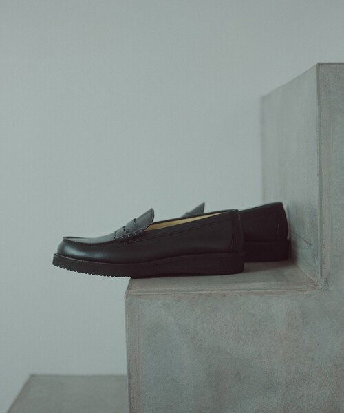 HARUTA(ハルタ)の「【HARUTA/ハルタ別注】VIBRAM SOLEローファー(ローファー・メンズ・ブラック・50/60/70)」の2枚目の写真