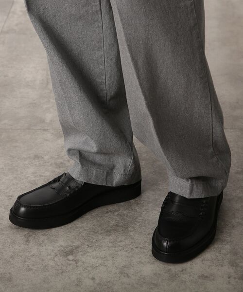 HARUTA(ハルタ)の「【HARUTA/ハルタ別注】VIBRAM SOLEローファー(ローファー・メンズ・ブラック・50/60/70)」の4枚目の写真