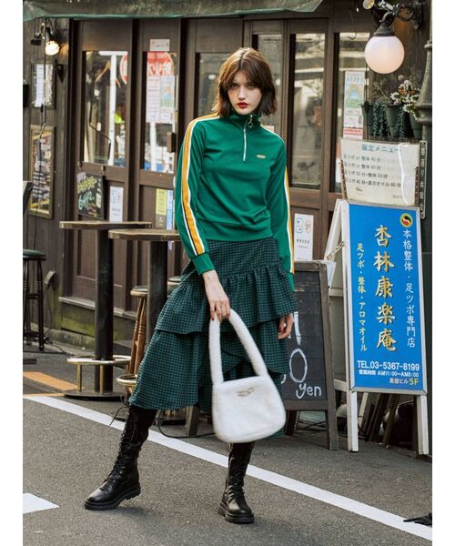 jouetie（ジュエティ）の「ファーハンドBAG（ハンドバッグ・レディース・オフホワイト/ブラック/ピンク・FREE）」の8枚目の写真