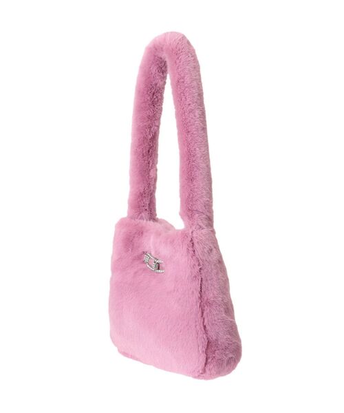 jouetie（ジュエティ）の「ファーハンドBAG（ハンドバッグ・レディース・オフホワイト/ブラック/ピンク・FREE）」の19枚目の写真