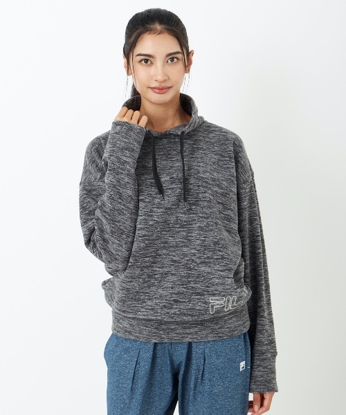 FILA（フィラ）の「【FILA:フィラ】レディースフリーストレーナー（スウェット・レディース・ブラック/グレー/カーキ/ライトピンク・SMALL/MEDIUM/LARGE/X-LARGE）」の2枚目の写真