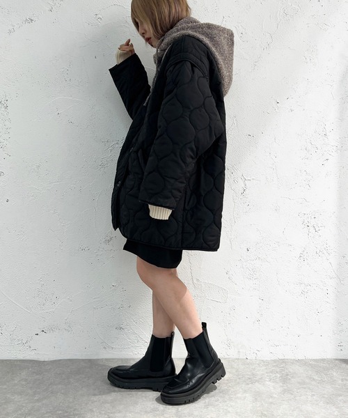 apres jour mignon（アプレジュールミニョン）の「バラクラバ【ZOZOTOWN限定アイテム】（ネックウォーマー/スヌード・レディース・グレー系その他/ブラウン系その他/グリーン系その他・ONESIZE）」の8枚目の写真