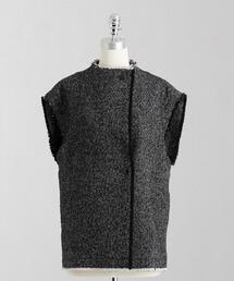 LOEFF | ＜LOEFF＞ヘリンボーン スクエア ベスト(その他アウター)