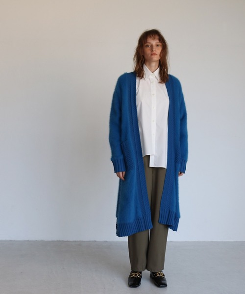 DRESSLAVE（ドレスレイブ）の「fox cashmere×code yarn cardigan