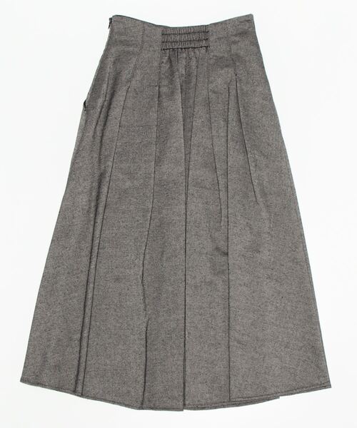 JILL by JILL STUART(ジルバイジルスチュアート)の「ホームスパン ロングスカート(スカート・レディース・パープル/ブラック・SMALL/MEDIUM)」の3枚目の写真