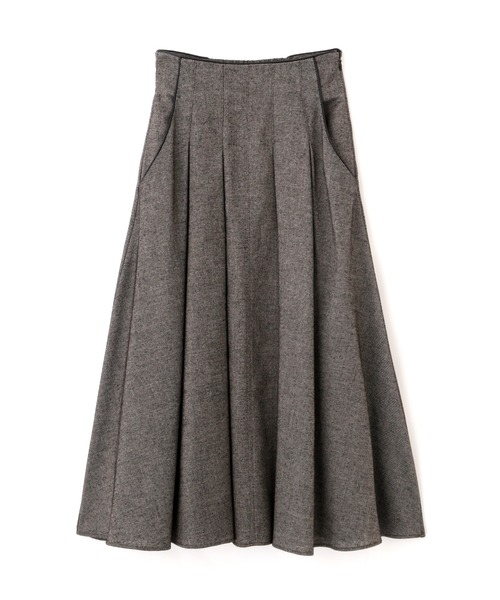 JILL by JILL STUART(ジルバイジルスチュアート)の「ホームスパン ロングスカート(スカート・レディース・パープル/ブラック・SMALL/MEDIUM)」の15枚目の写真