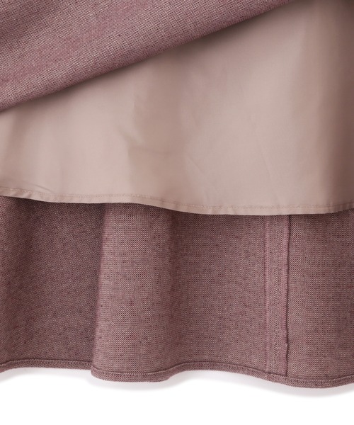 JILL by JILL STUART(ジルバイジルスチュアート)の「ホームスパン ロングスカート(スカート・レディース・パープル/ブラック・SMALL/MEDIUM)」の18枚目の写真