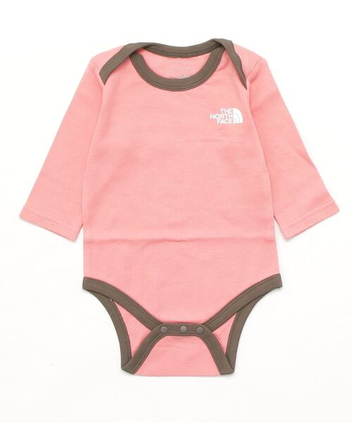 THE NORTH FACE（ザノースフェイス）の「ザ ノース フェイス THE NORTH FACE B L/S Cotton Rompers(ベビーロングスリーブコットンロンパース)（その他ベビーウェア・キッズ・ブルー/ピンク/グリーン・70cm/80ｃｍ）」の3枚目の写真