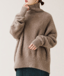 Rouge vif | FOX＆Cashmere タートルニットプルオーバー(ニット/セーター)