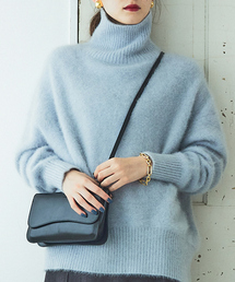 Rouge vif | FOX＆Cashmere タートルニットプルオーバー(ニット/セーター)