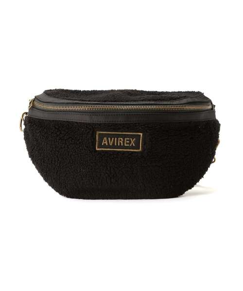 AVIREX（アヴィレックス）の「≪直営店限定≫BOA BODY BAG/ ボアボディーバッグ（ボディバッグ/ウエストポーチ・レディース・ブラック/カーキ系2・F）」の3枚目の写真