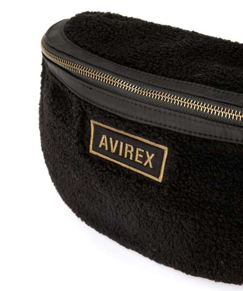 AVIREX（アヴィレックス）の「≪直営店限定≫BOA BODY BAG/ ボアボディーバッグ（ボディバッグ/ウエストポーチ・レディース・ブラック/カーキ系2・F）」の5枚目の写真