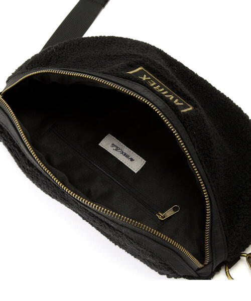 AVIREX（アヴィレックス）の「≪直営店限定≫BOA BODY BAG/ ボアボディーバッグ（ボディバッグ/ウエストポーチ・レディース・ブラック/カーキ系2・F）」の7枚目の写真
