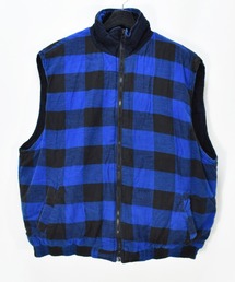 【ヴィンテージ古着】90's FADED GLORY / フェイデッド・グローリー 中綿入り チェック柄 ベスト