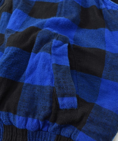 VINTAGE(ヴィンテージ)の「【ヴィンテージ古着】90's FADED GLORY / フェイデッド・グローリー 中綿入り チェック柄 ベスト(ダウンベスト・メンズ・ブルー・MEDIUM)」の5枚目の写真