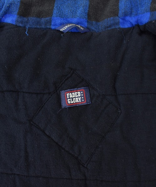 VINTAGE(ヴィンテージ)の「【ヴィンテージ古着】90's FADED GLORY / フェイデッド・グローリー 中綿入り チェック柄 ベスト(ダウンベスト・メンズ・ブルー・MEDIUM)」の3枚目の写真