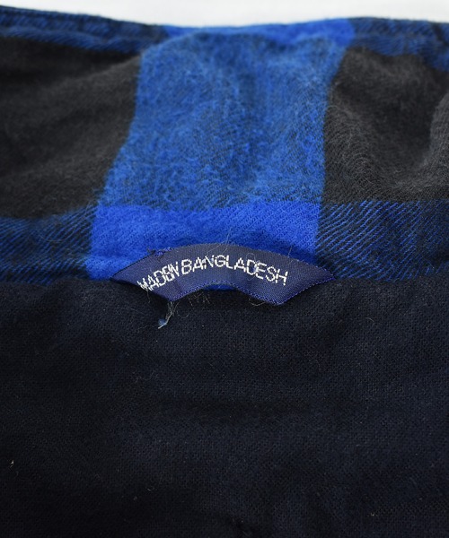 VINTAGE(ヴィンテージ)の「【ヴィンテージ古着】90's FADED GLORY / フェイデッド・グローリー 中綿入り チェック柄 ベスト(ダウンベスト・メンズ・ブルー・MEDIUM)」の4枚目の写真