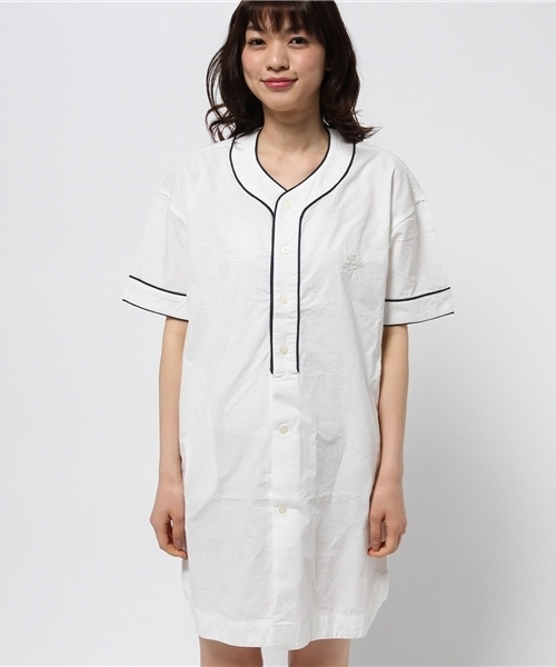 Kastane（カスタネ）の「【Kastane】リファインダンガリーワンピース（シャツ/ブラウス・レディース・ホワイト/ブラック・FREE）」の12枚目の写真