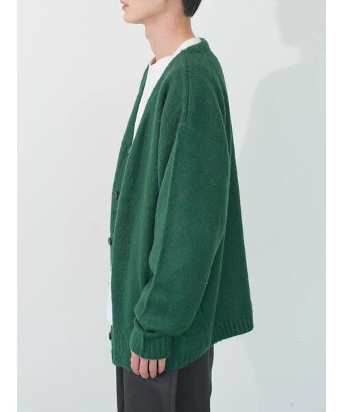 koe（コエ）の「モヘアライクVニットカーディガン（カーディガン/ボレロ・レディース・グレー/イエロー/グリーン/A・XL/L）」の13枚目の写真