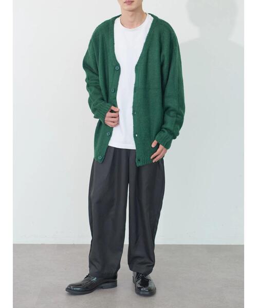 koe（コエ）の「モヘアライクVニットカーディガン（カーディガン/ボレロ・レディース・グレー/イエロー/グリーン/A・XL/L）」の15枚目の写真