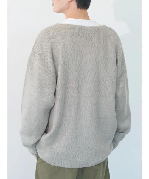 koe（コエ）の「モヘアライクVニットカーディガン（カーディガン/ボレロ・レディース・グレー/イエロー/グリーン/A・XL/L）」の19枚目の写真