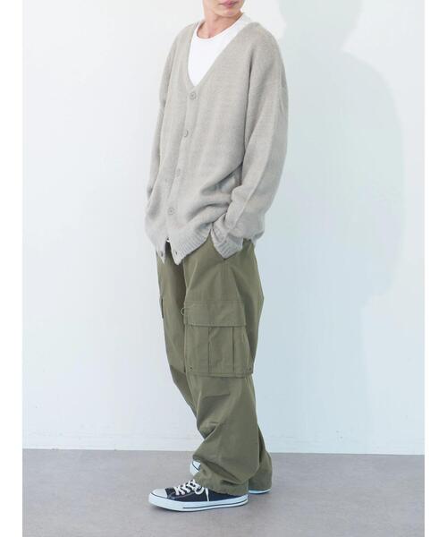 koe（コエ）の「モヘアライクVニットカーディガン（カーディガン/ボレロ・レディース・グレー/イエロー/グリーン/A・XL/L）」の20枚目の写真