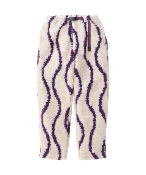 Gramicci(グラミチ)の「GRAMICCI/グラミチ Sherpa Pant ボアパンツ(スウェットパンツ・メンズ・ネイビー/ナチュラル・L/M/XL)」の2枚目の写真