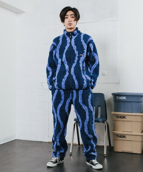 Gramicci(グラミチ)の「GRAMICCI/グラミチ Sherpa Pant ボアパンツ(スウェットパンツ・メンズ・ネイビー/ナチュラル・L/M/XL)」の20枚目の写真