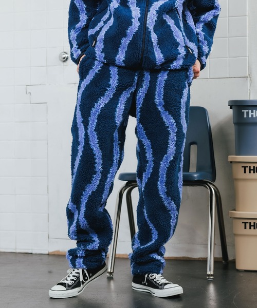 Gramicci(グラミチ)の「GRAMICCI/グラミチ Sherpa Pant ボアパンツ(スウェットパンツ・メンズ・ネイビー/ナチュラル・L/M/XL)」の6枚目の写真