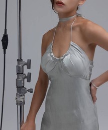 AMBIENT（アンビエント）の「サテンストリングネックマキシドレス（ドレス）」