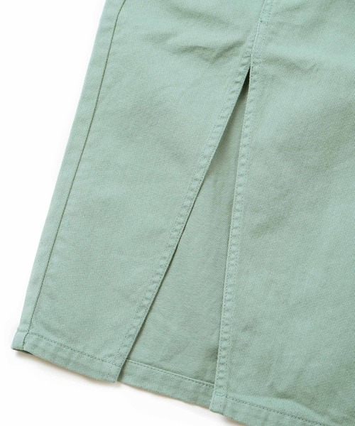 X-girl（エックスガール）の「SLIT SKIRT（デニムスカート・レディース・ライトグリーン/ベージュ/ライトインディゴブルー・XS/S/M）」の7枚目の写真