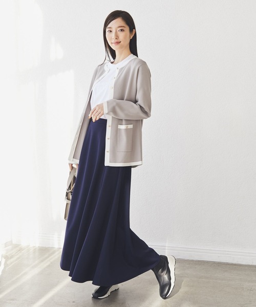 Andemiu（アンデミュウ）の「ハイショクカーディガン185919（カーディガン/ボレロ・レディース・アイボリー/グレー/ベージュ・FREE）」の21枚目の写真