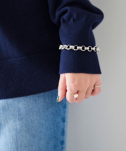 le.coeur blanc（ルクールブラン）の「チェーンブレスレット（ブレスレット・レディース・シルバー・FREE）」の4枚目の写真