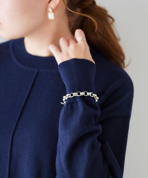 le.coeur blanc（ルクールブラン）の「チェーンブレスレット（ブレスレット・レディース・シルバー・FREE）」の5枚目の写真