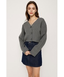 MILANO RIB CROP C/D ミラノリブ クロップ カーディガン ショート丈