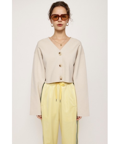 セール】MILANO RIB CROP C/D ミラノリブ クロップ カーディガン