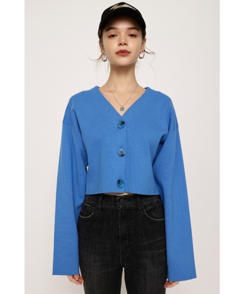 SLY（スライ）の「MILANO RIB CROP C/D ミラノリブ クロップ