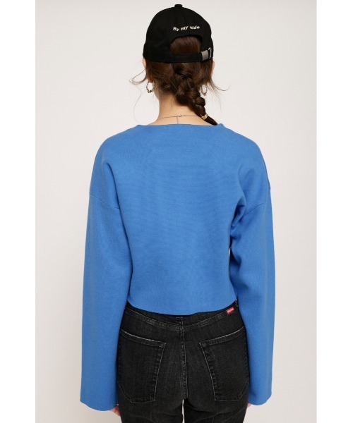 SLY（スライ）の「MILANO RIB CROP C/D ミラノリブ クロップ