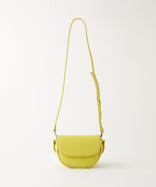 green label relaxing（グリーンレーベルリラクシング）の「ラウンド ミニ ポシェット（ショルダーバッグ・レディース・ブラック/ホワイト/ライム・FREE）」の16枚目の写真