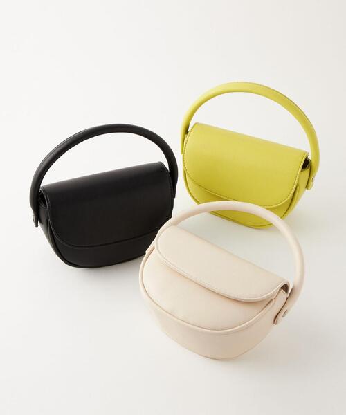 green label relaxing（グリーンレーベルリラクシング）の「ラウンド ミニ ポシェット（ショルダーバッグ・レディース・ブラック/ホワイト/ライム・FREE）」の18枚目の写真