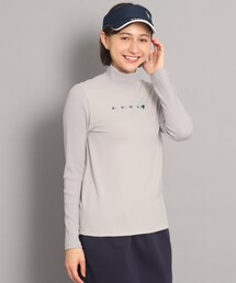 異素材組み合わせ モックネックプルオーバー