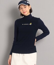異素材組み合わせ モックネックプルオーバー