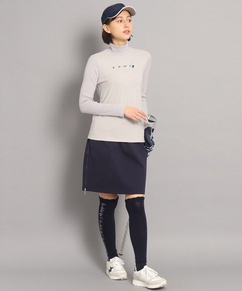 adabat(アダバット)の「異素材組み合わせ モックネックプルオーバー(Tシャツ/カットソー・レディース・グレー系/ネイビー・40/38)」の16枚目の写真