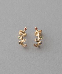 ete エテ 18K ピアス レインボー　※キャッチなし ete（エテ）の「○K10YG レインボー ピアス（ピアス（両耳用